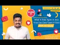 What is Data Type in Java Tamil Type Of Data Types in Java How Use Date Type in Java Java Data