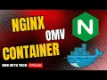 How to create a nginx docker container using docker compose on omv