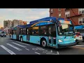 MTA Bus Five Q53 SBS Buses Together Broadway 75 Street New Flyer XD40 Q33 XD60 Q70 SBS