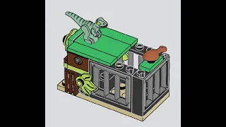 LEGO Instructions | Jurassic World | 122330 | Raptor with Trap | Magazine Gift