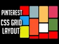 Build a Pinterest Layout using HTML CSS