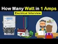 Lagu Amp to Watt Calculation in Electrical system || amp to watt @TheElectricalGuy