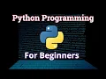Python for Beginners Python Tutorials Python for Data Science