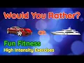 Would You Rather WORKOUT - At Home Family Fun Fitness Activity