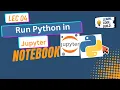4 How to Run Python Code Using Jupyter Notebook Python Tutorial for Beginners Lec 4
