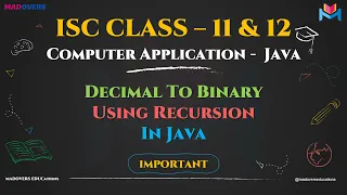 Decimal to Binary Using Recursion in Java Step-by-Step Explanation