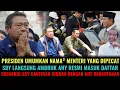PRESIDEN UMUMKAN NAMA² MENTERI YANG DIPECAT ! SBY LANGSUNG AMBRUK AHY MASUK DALAM DAFTAR PENCOPOTAN