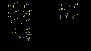 enVision Algebra 2 Topic 6-6 Example 1 Solve Exponential Equations Using a Common base