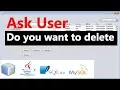 Java SWING - More on Delete Button in Java Netbeans Sqlite MySql