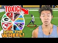 We Played the Most Toxic Player Spin the Wheel Of NFL Teams Ep 2 Madden 23