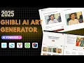 Full-Stack Ghibli AI Art Generator Complete Portfolio Project with React Spring Boot 2025