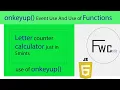 How to make letters use of and in