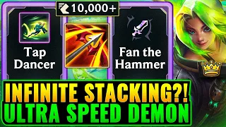 10 000 Move Speed Zeri Stacking 12 Times Per Hit - Ultimate Speed Demon League Arena Gameplay