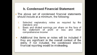 MFRS134 INTERIM REPORTING