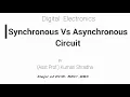 Synchronous vs Asynchronous Circuit