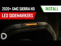 How to Install 2020-2025 GMC Sierra LED Sidemarker Fender Lights Diode Dynamics