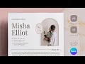 Aesthetic Resume Template Cover Letter - Canva