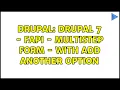 Drupal Drupal 7 - FAPI