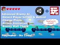2D Platformer Unity Playmaker - Advanced Enemy AI