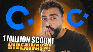 COGNI AI PRESALE STAGE 2 IS LIVE AND THERE IS A 1 MILLION $COGNI GIVEAWAY?!