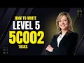 How to Write Level Five 5CO02 Evidence Based Practice tasks to get A Grades
