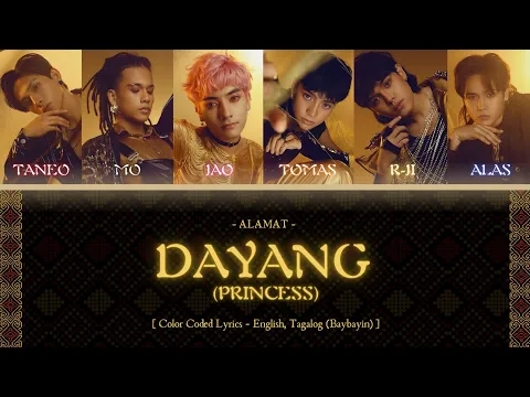 Download MP3 ALAMAT - 'Dayang' Color Coded Lyric Video (ENG/TAG/BAY)