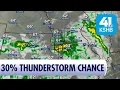 KSHB 41 Weather Blog Thunderstorm Chance This Evening With Active Weather Ahead