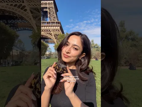 easy french comb hairstyle!!🙋🏻♀️✨ #hairtutorial #frenchhairstyle