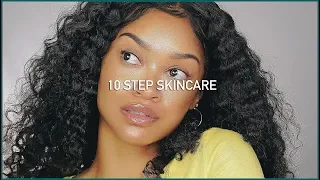 Download I Tried Luxury 10 Step Skincare for a WEEK! MP3