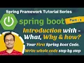 Spring Boot Tutorial For Beginners REST API Intro First Code Step by Step Test by Postman