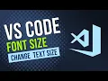 How to Increase Font Size in VS Code Visual Studio Code Text Size