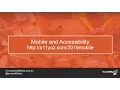 Mobile site accessibility the good the bad and the ugly