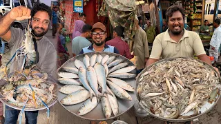 কাউয়ার চরে মাছের ডাক - ২০ মিনিটে ৫ বার ডাকে জিতলাম - ইলিশ, শলা চিংড়ি, বাইলাসহ নদীর নানা জাতের মাছ!