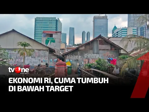 Ekonomi RI, Cuma Tumbuh di Bawah Target | EcoFlash