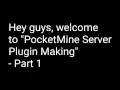MCPE PocketMine Server Plugin Making - Part 1 plugin yml basics