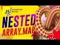 JS Mapping nested arrays using map in es6 javascript