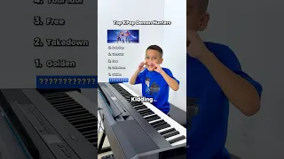 TOP KPop Demon Hunter Songs 7 Year Old Piano Prodigy Jelijah Diaz Kpopdemonhunters Piano Talent 
