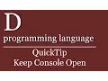 QuickTip - D Tutorial