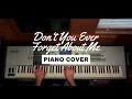 Download Lagu Scene Four - Don't You Ever Forget About Me - Sleeping With Sirens Piano COVER
