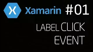 Xamarin Label Click Event TapGestureRecognizer