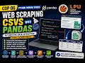 Web Scraping CSVs with Pandas Automating Data Extraction Project 1 Python CDP 06