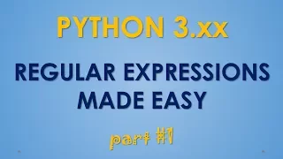 Python Regular Expressions - part