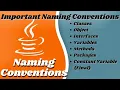 Java Naming Conventions in Details in HINDI