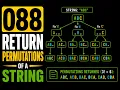088 Return Permutations of a string