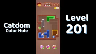 Catdom Color Hole Level 201 Screenshot
