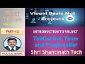 Implementation of Tab control Timer and PrograsBar in VB NET