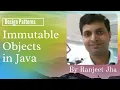 Immutable Objects In Java Design Patterns Ranjeet Jha