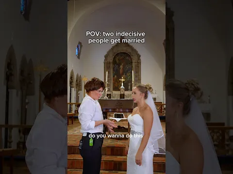 POV: two indecisive people get married