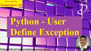 Python User Define Exception