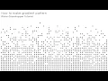 How to make gradient pattern Rhino Grasshopper Tutorial